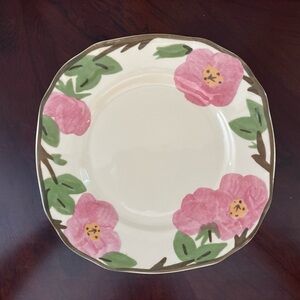 RARE- Franciscan Desert Rose Square Salad Plates (4)